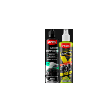 KIT SILICONA CITRUS Y NEGRO PERFECTO 220ML PYSTA