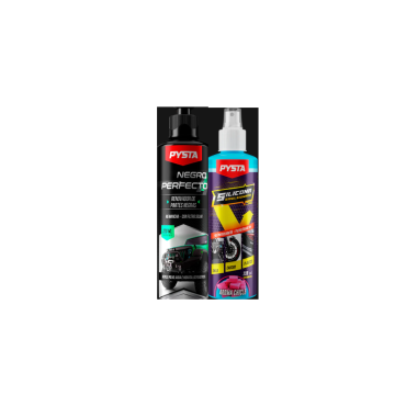 KIT SILICONA CHICLE Y NEGRO PERFECTO 220ML PYSTA
